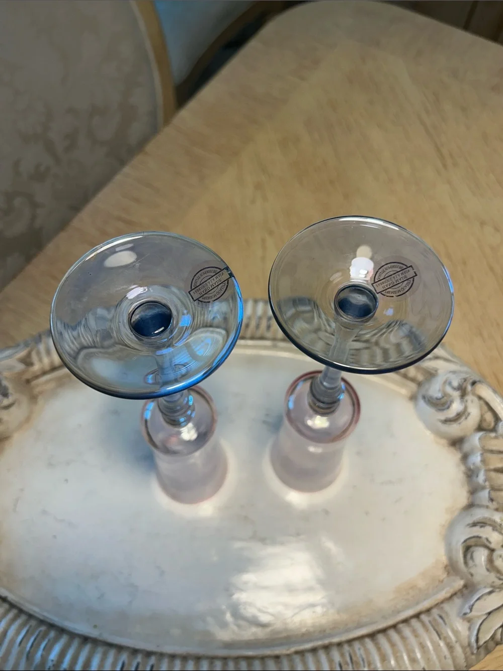 Fabrique a La Main Hand Made Champagne Flutes (2)